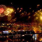 AIDA Feuerwerk in schwarz-rot-gold