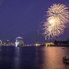 AIDA Feuerwerk zum Hafengeburtstag in Hamburg 2018