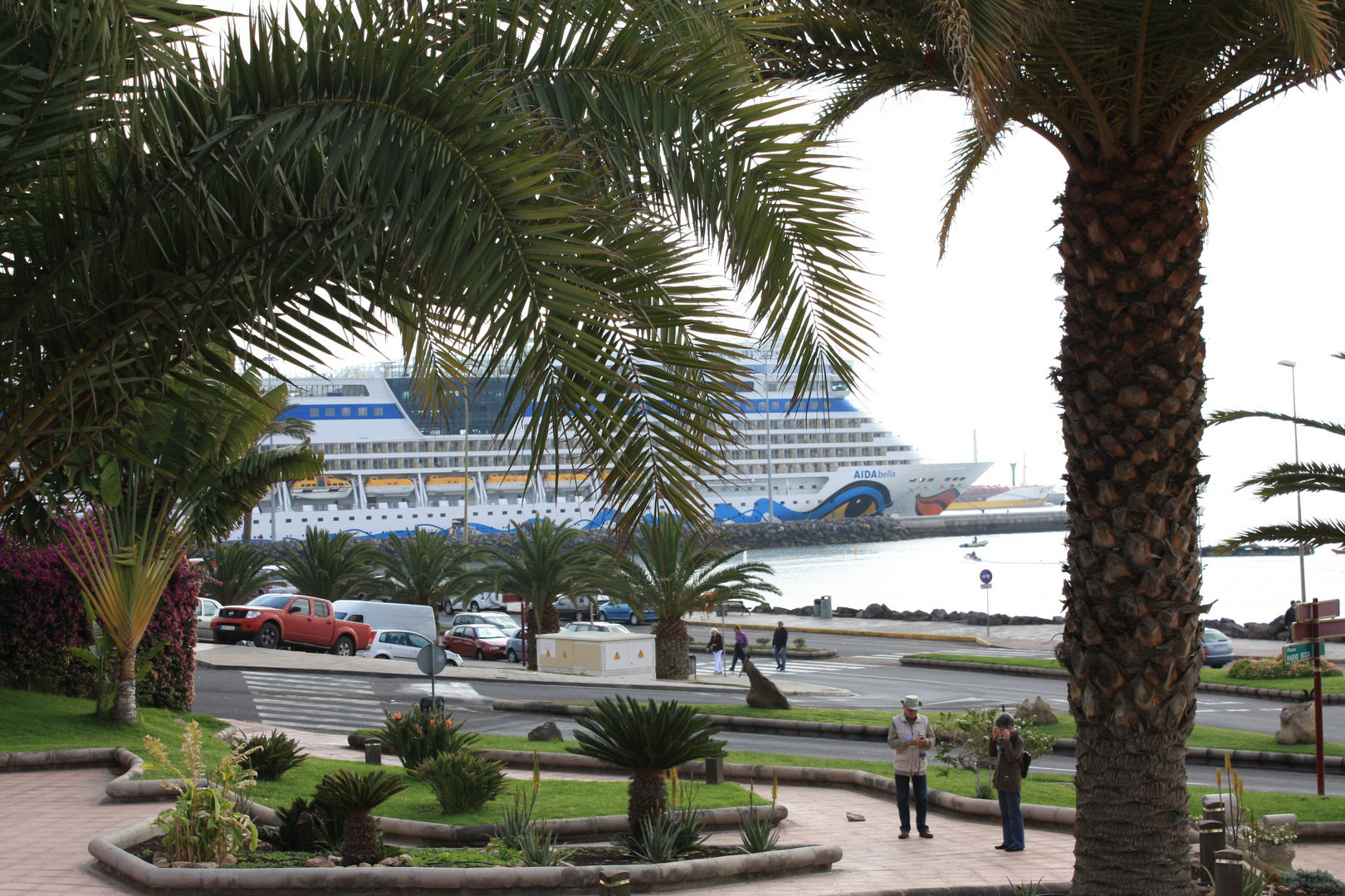 AIDA im Hafen von Furteventura