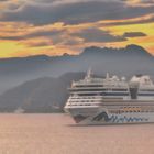 Aida in Alesund am Morgen