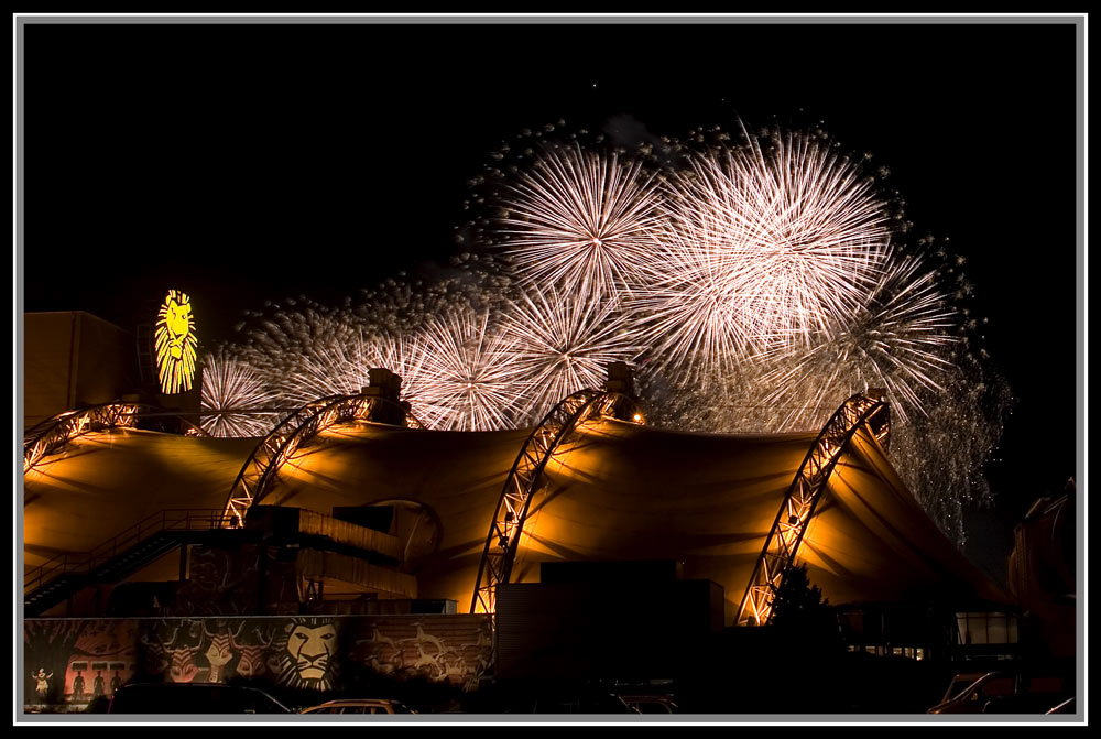 Aida tauffeuerwerk am könig der löwen 2