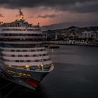 AIDAblu im Hafen von Teneriffa