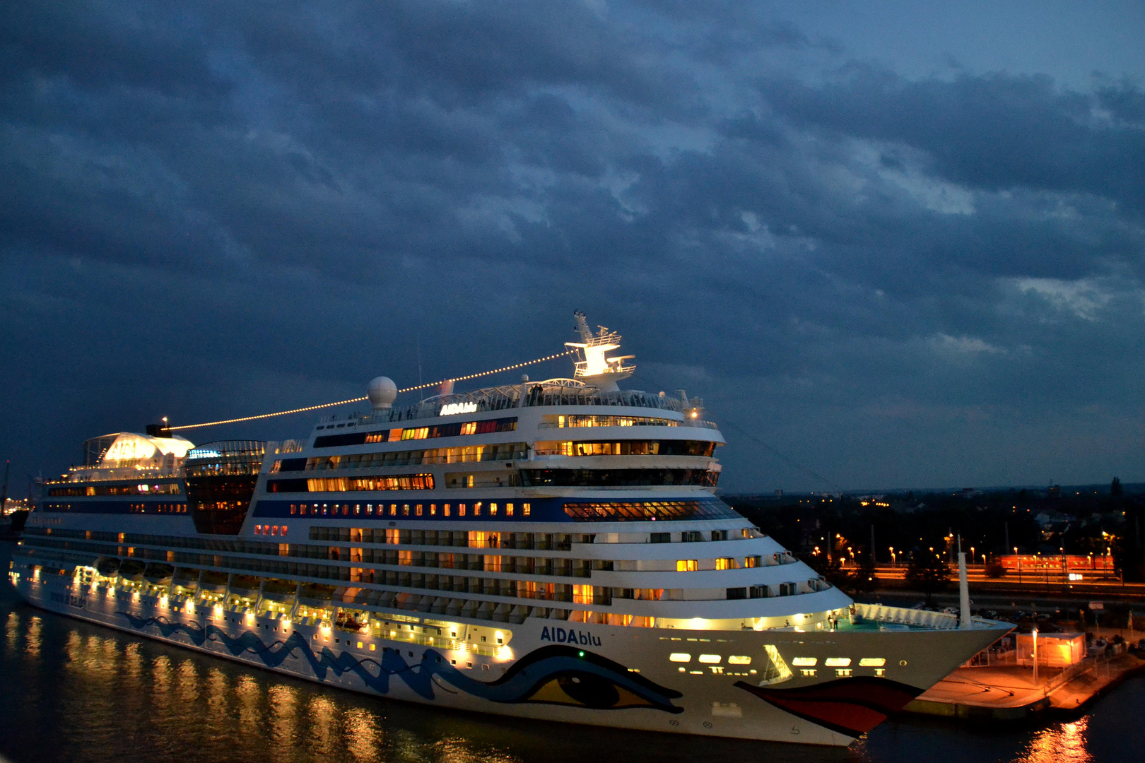 "Aidablu" in Rostock-Warnemünde