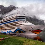 AIDAsol in Eidfjord