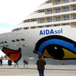 AIDASol vor dem Verlassen von La Goulette (Tunesien)