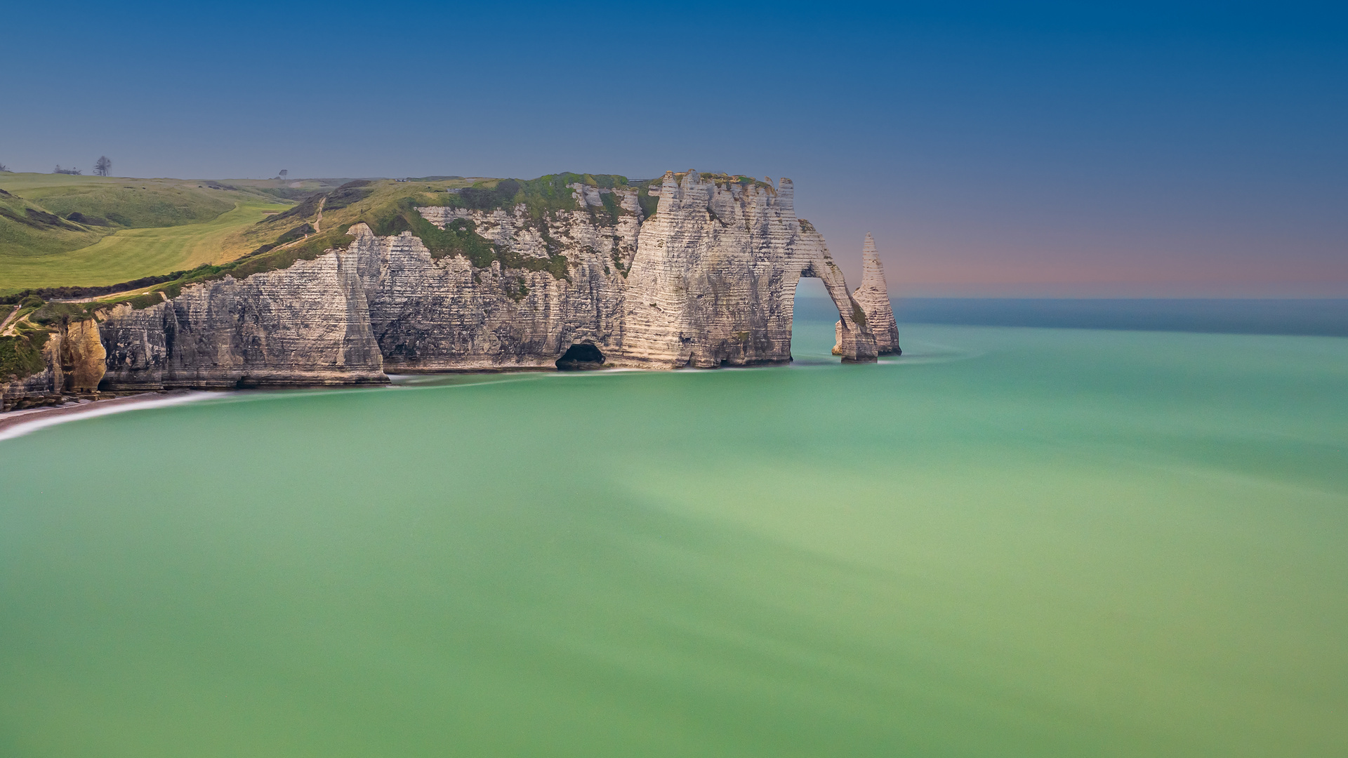 Aiguille d‘Etretat und Porte d‘Aval