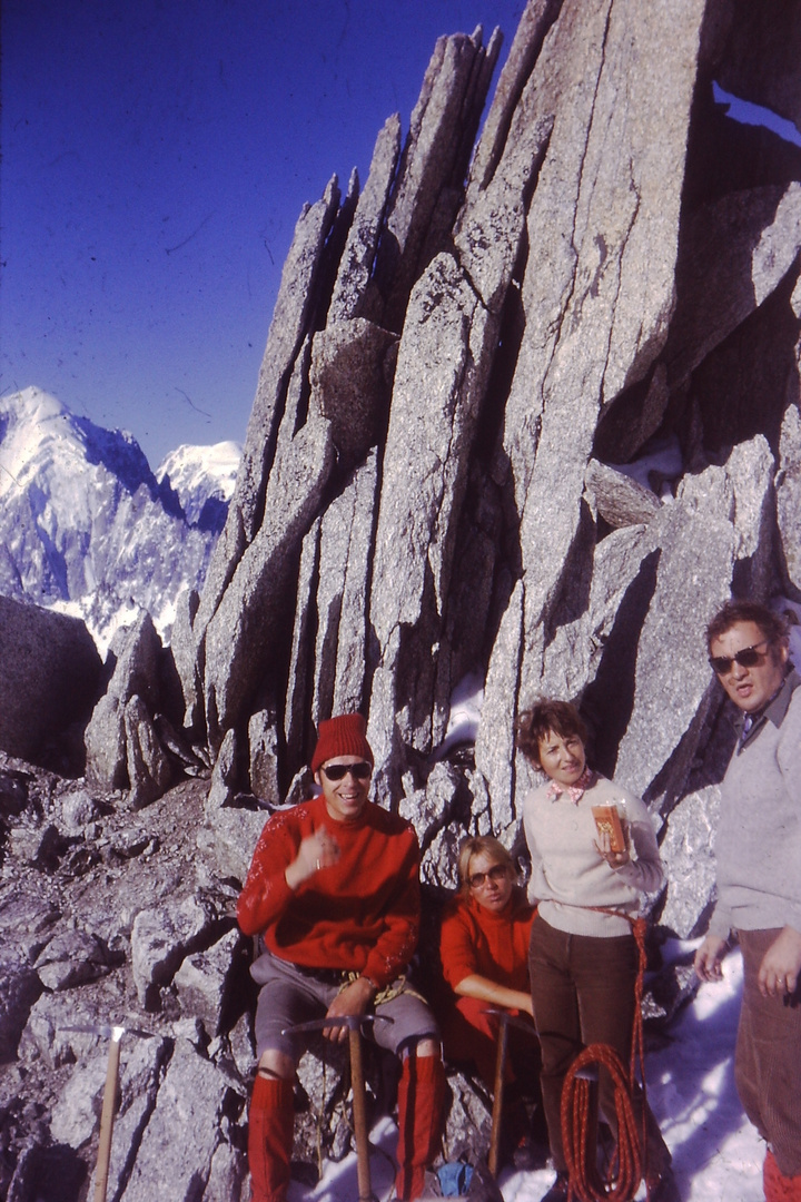 Aiguille du Tour dans le massif du Mont Blanc