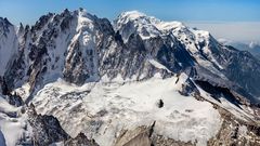 AIGUILLE VERTES et MONT BLANC