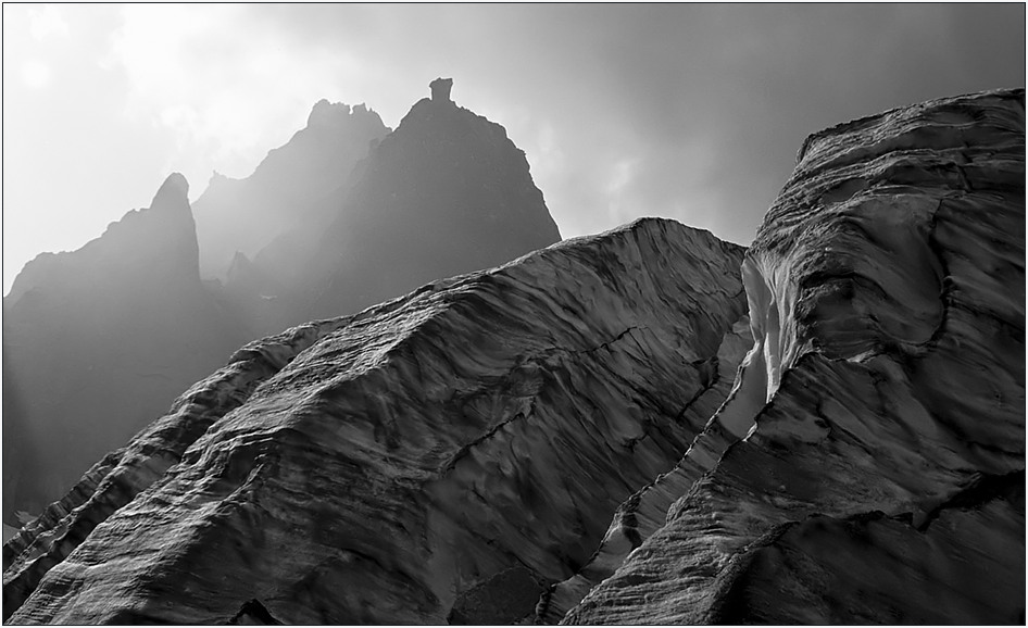 Aiguilles et glace