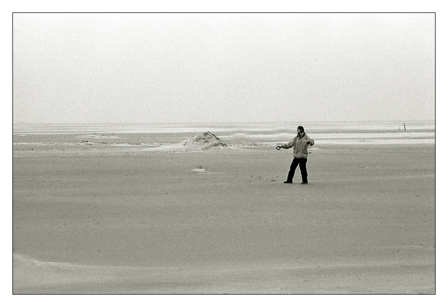 AIKIDO japanische Kampfkunst am Strand