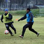 Ailton und Alex Laas (HSV)