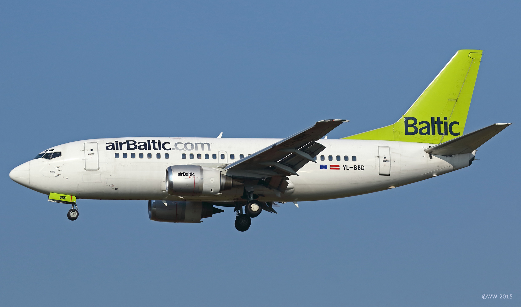 'Air Baltic 737er aus Riga'