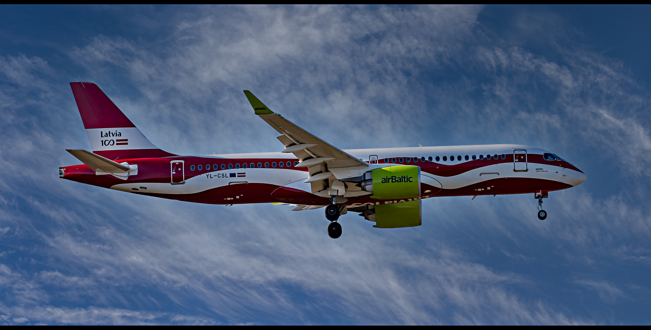 Air Baltic (Latvia's 100th anniversary Livery), Airbus A220-300