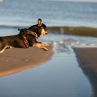 Air Benny on the beach