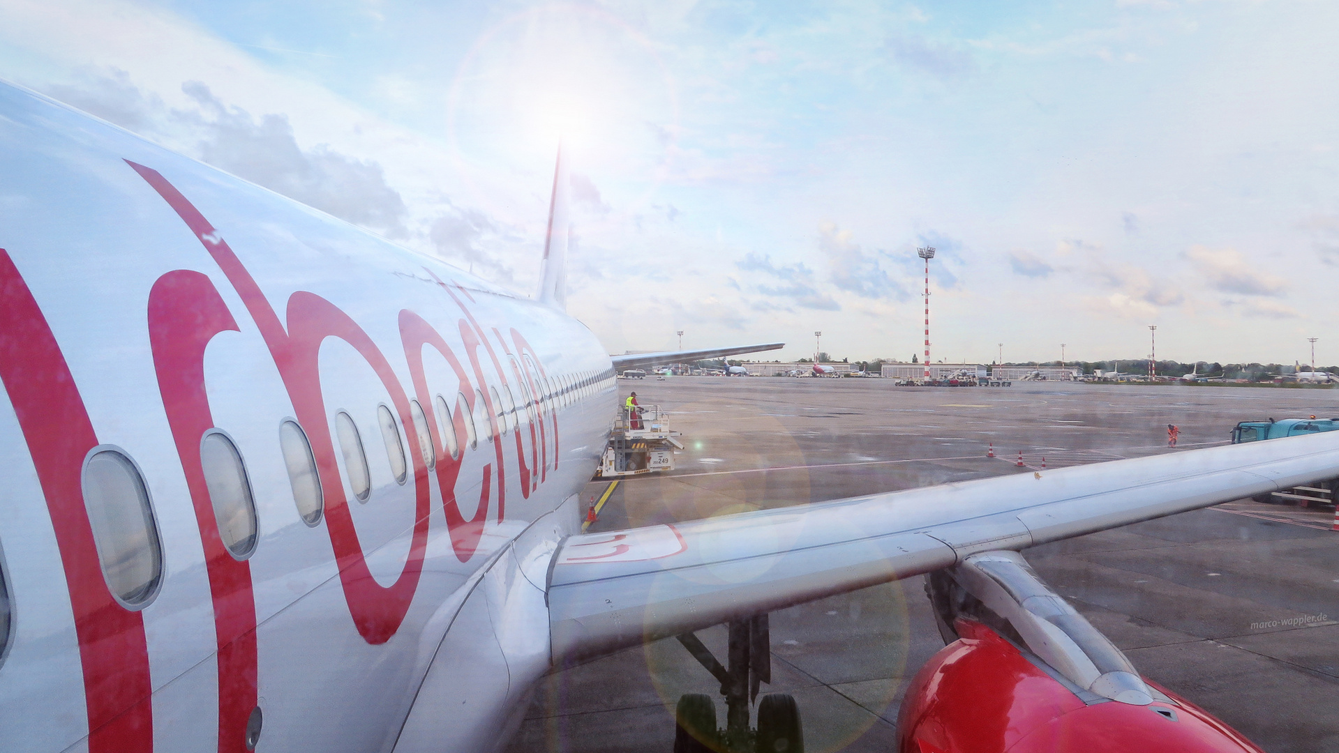 Air Berlin A320 Boarding