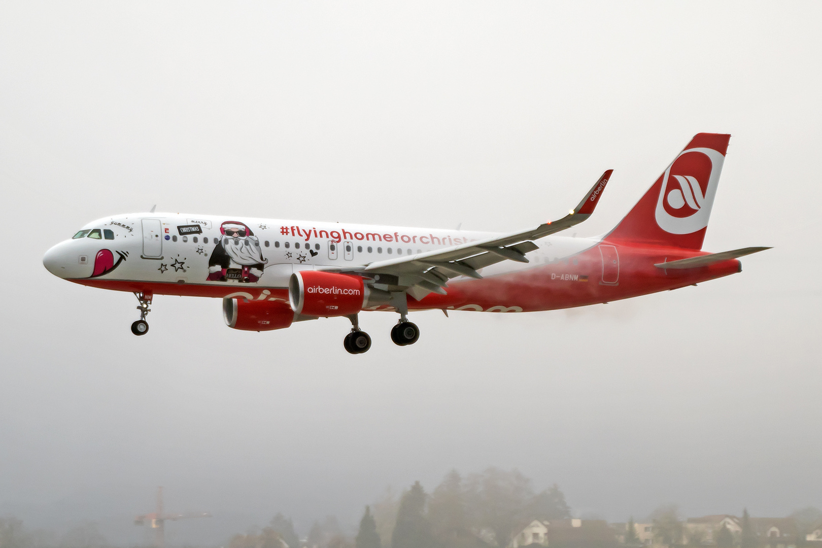 Air Berlin Airbus A320, D-ABNM, Weihnachtsflieger