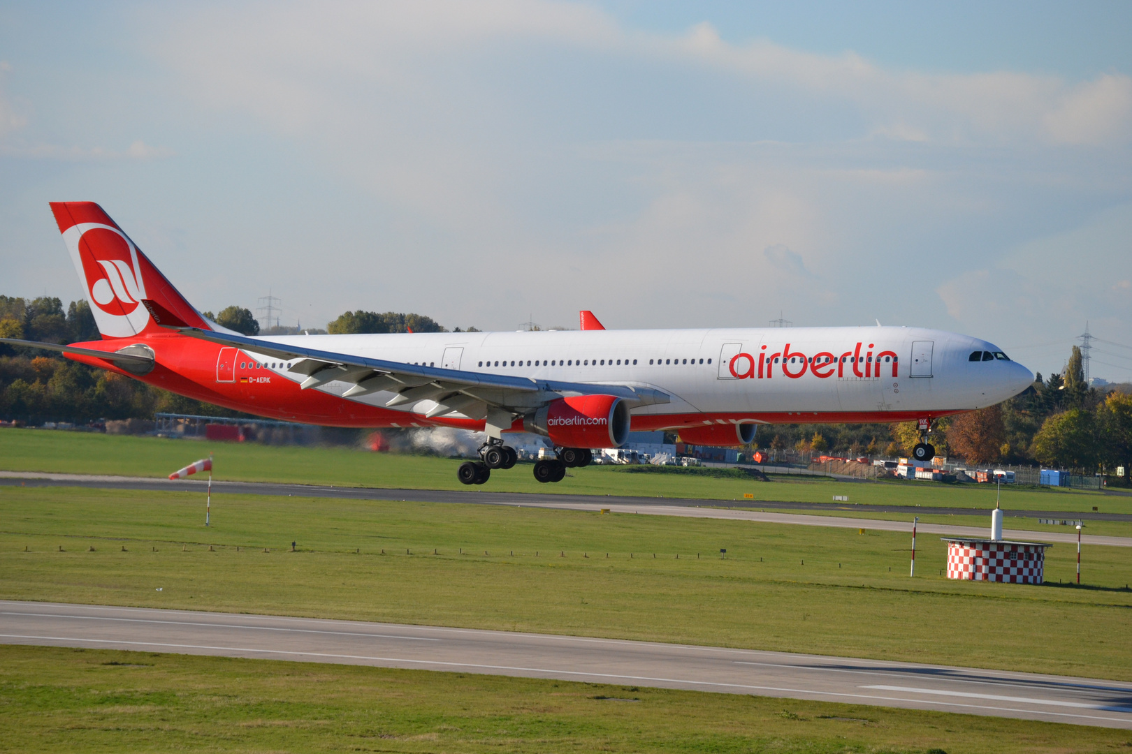 Air Berlin landet in Düsseldorf