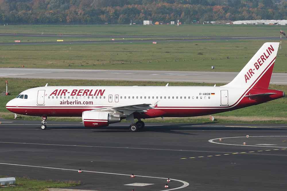 Air Berlin (mal das alte Livery) in Düsseldorf