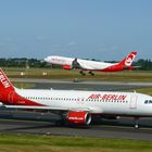 Air Berlin mit alter und neuer bemalung