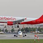 Air Berlin mit Fußballnase