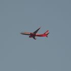 Air Berlin overhead just before landing