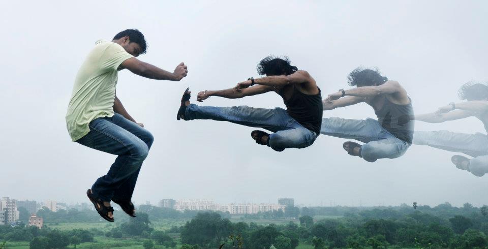 Air fight in India