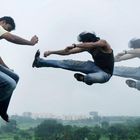 Air fight in India