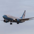 AIR FORCE 10041  Zürich Kloten 25.1.2018 (WEF) D.TRUMP