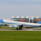 Air Force One Boeing 747-200 Reg# 28000 Munich Airport 07.06.2015 / 6:22 Uhr