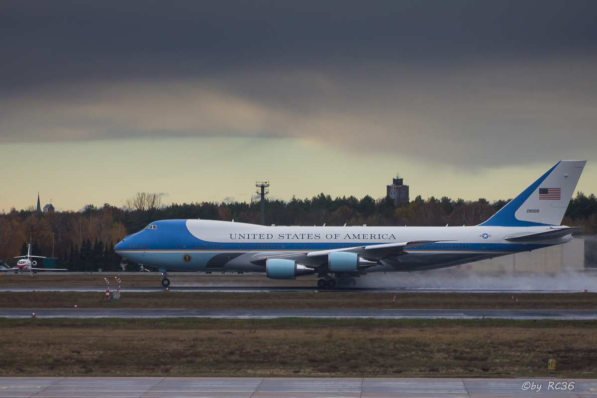 Air Force One, der fliegende Amtssitz.