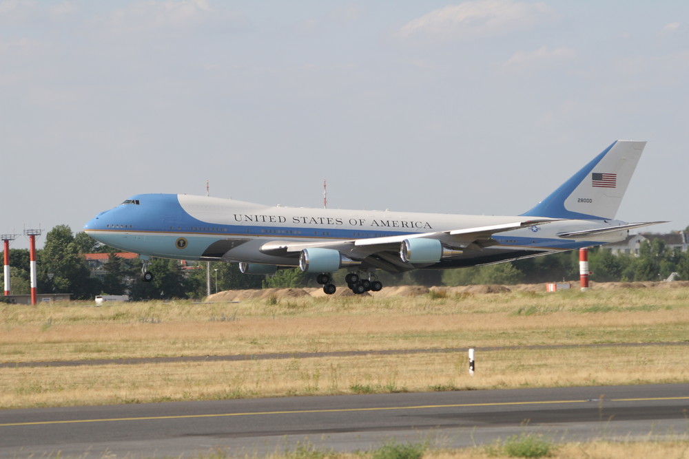 Air Force One im Anflug