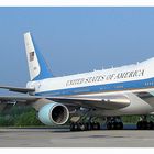 Air Force One im Morgenlicht