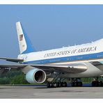 Air Force One im Morgenlicht