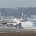 AIR FORCE ONE Zürich Kloten 25.1.2018 (WEF) D.TRUMP