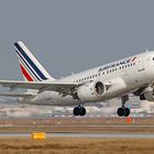 Air France A318 nach Paris