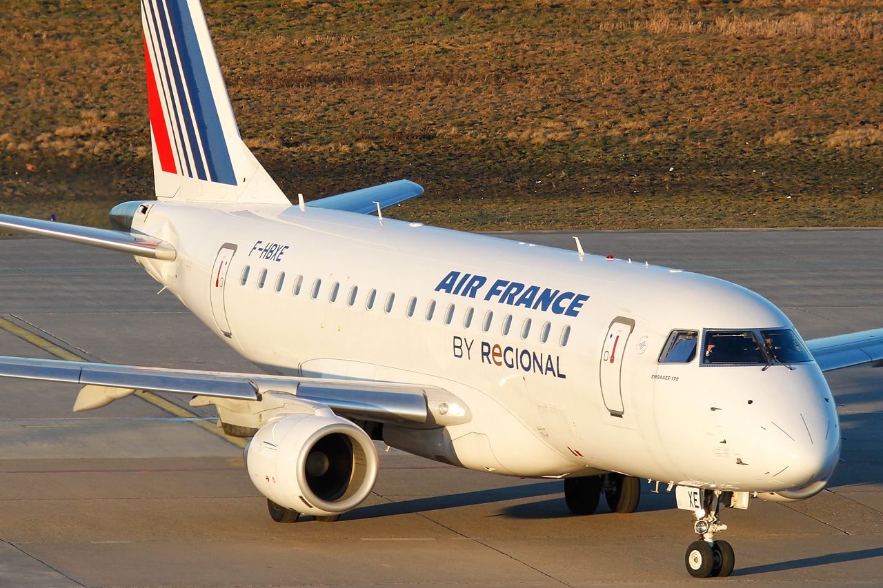 Air France im Abendlicht