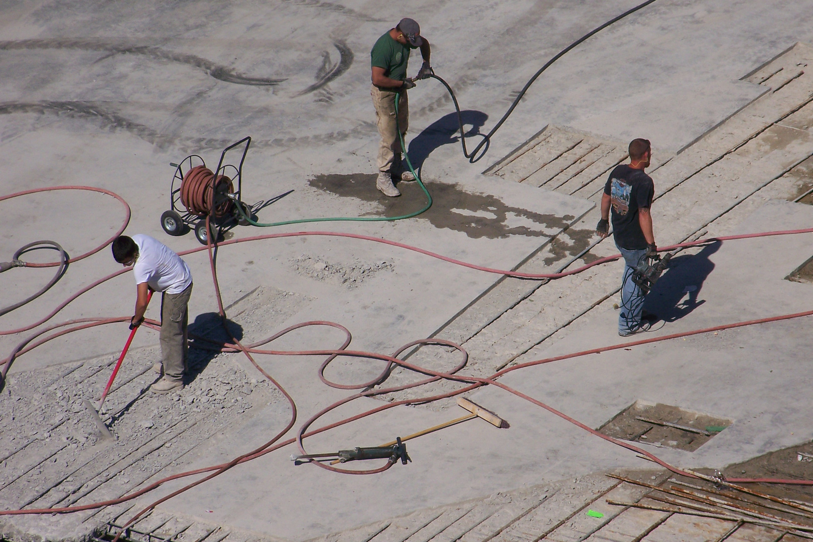 Air Hammers at Work