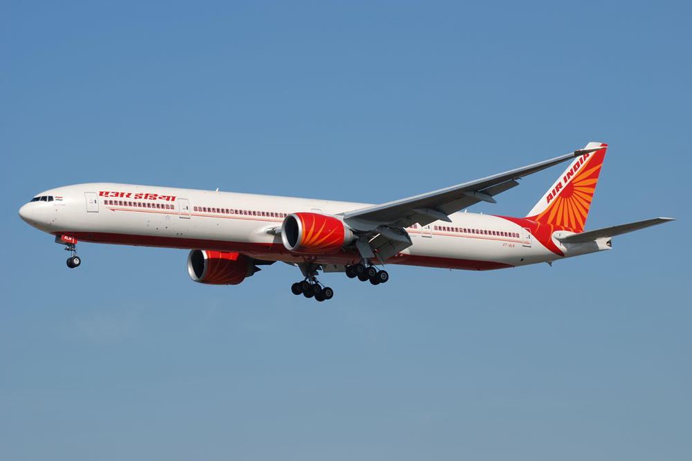 Air India 777 in Fra