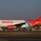 AIR MALTA Airbus A319-111 in Berlin-Tegel