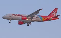 Air Malta im Anflug auf Frankfurt/ Main