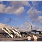 Air New Zealand B747 - Flughafen Rarotonga (Cook Inseln)