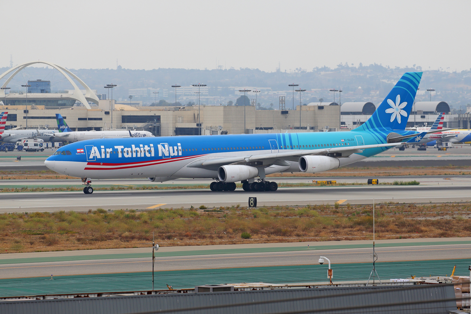 Air Tahiti Nui Airbus A340-300 "NukuHiva" F-OLOV 