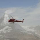 Air Zermatt im Anflug