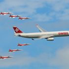 AIR14 - SWISS A330 & Patrouille Suisse