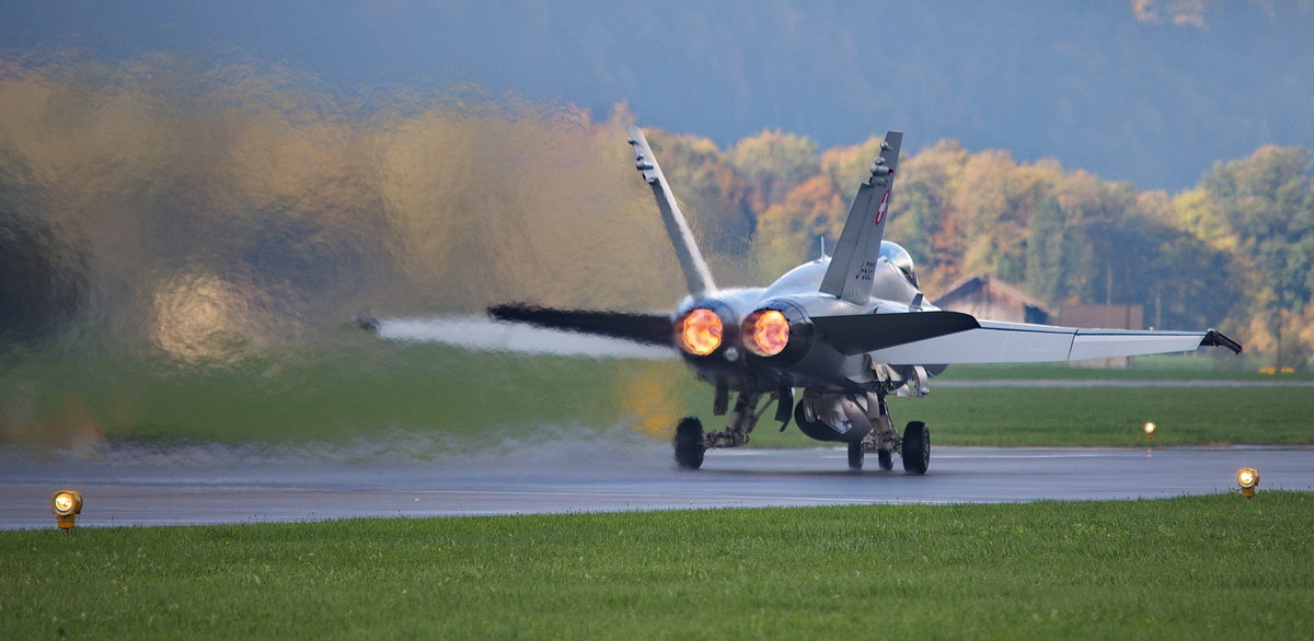 Airbase Meiringen im Herbst