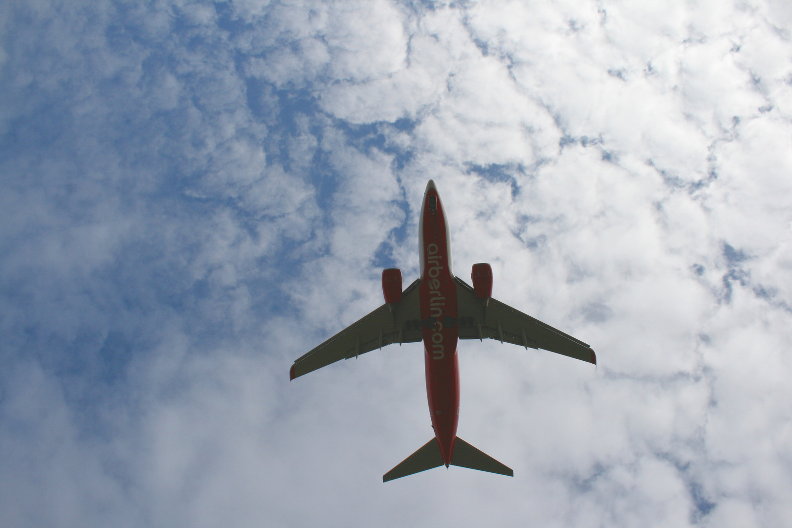 AirBerlin 737 im Landeanflug