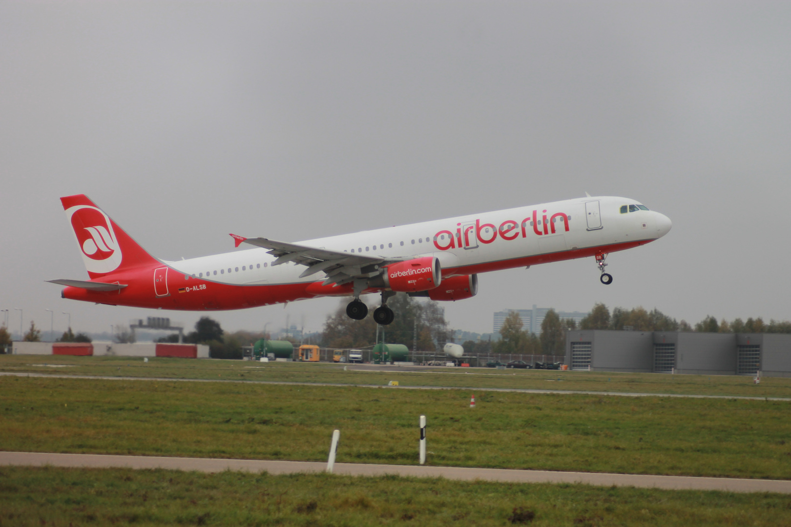 Airberlin Airbus beim Start