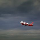 AirBerlin take off at DUS