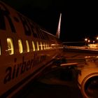 Airberlin, vor dem Abflug in Rom