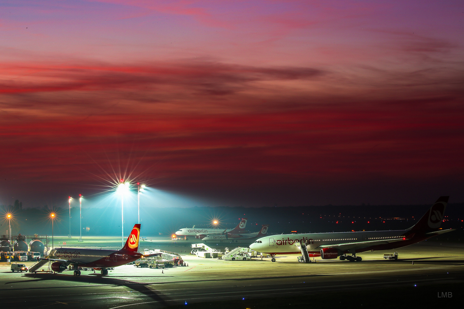 airberlin'er Gruppenbild